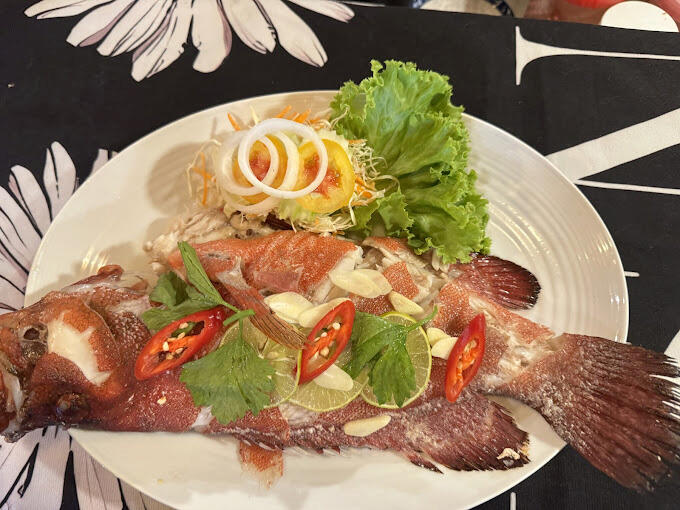 Menu at Klong Jark Restaurant